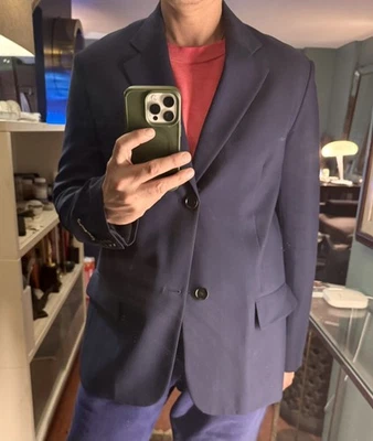 Blazer MARNI Grande Azul Índigo Lana Virgen Talla 48 $2250 Foto 1 de 4