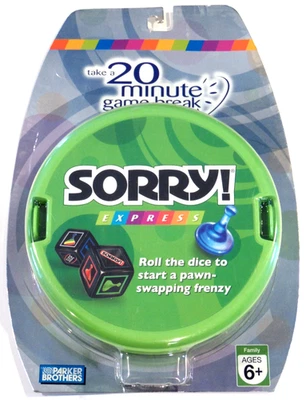 Sorry! Express Parker Brothers Travel Game 2007 New - Factory Sealed - Image 1 of 4