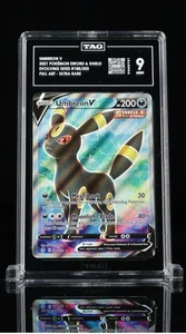 2021 Pokemon Sword & Shield Evolving Skies Umbreon V #188 Full Art Tag 10 - Bild 1 von 3