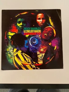 Ziggy Marley & the Melody Makers JAHMEKYA JSA Free Shipping Album Flat 12x12 - Imagen 1 de 5