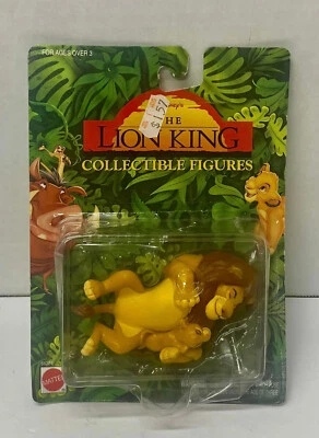 Walt Disney Mattel 1994 El Rey León Coleccionable Arcotoys Mufasa Baby Simba Foto 1 de 4