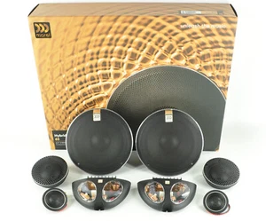MOREL HYBRID 63 HIGH-END ZESTAW 3-DROŻNY 6,5" + CDM700 + MT300, 140W RMS, FABRYCZNIE NOWY - Zdjęcie 1 z 13