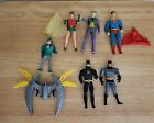 Lot Of Batman, Robin, Superman, Joker Dc Kenner Action Figures 1980-90 Vintage