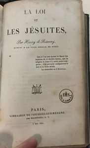 Jesuites - Five 19th century Jesuit related volumes bound as one. - Bild 1 von 7