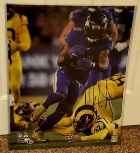 MARK INGRAM AUTOGRAPHED 16X20 PHOTO BECKETT CERT #21 INSCRIPTION RAVENS - Picture 1 of 2