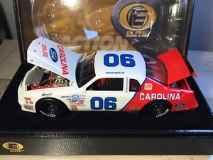 XRARE 1:24 Mark Martin #6 CAROLINA FORD 1986 THUNDERBIRD ELITE NASCAR 1 of 600 - Picture 1 of 7