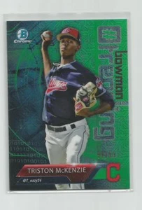 Bowman Cromo 2018 TRISTON MCKENZIE Verde Trending Mojo Rifrattore 81/99 - Foto 1 di 1