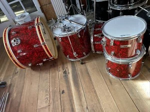 Taye Drumset seltene Verpackung SAUBER! 5 STCK. 22x14 Bass 12,13,16 TOMS, 14 Snare - Bild 1 von 12