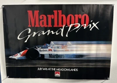 1989 Marlboro Meadowlands Grand Prix CART/Indycar Promotional Poster 24x16 - Image 1 of 4