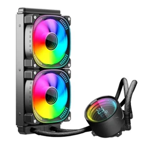 Raffreddamento CPU a liquido COOLMOON 240T con display e ARGB - Picture 1 of 15