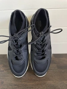 Ecco Phorene Fluidform Black Lace Up Shoes Womens Size EU39, US 8, 8.5 - Picture 1 of 11
