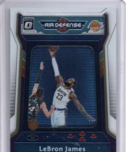 LeBron James 2020-21 Panini Donruss Optic - Air Defense Purple Prizm #3 - Picture 1 of 2