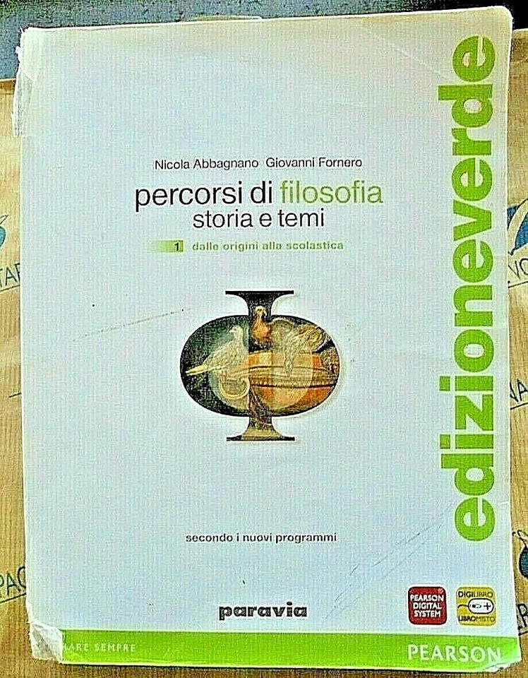 PERCORSI DI FILOSOFIA VOL.1 EDIZIONE VERDE - N.ABBAGNANO e G.FORNERO - PARAVIA - Immagine 1 di 1