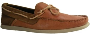 New. Kenneth Cole New York Men's 'Sail' Boat Shoes Size US 7 M Orange - Picture 1 of 4
