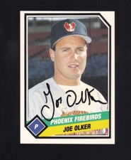1989 CMC Joel Olker Autograph #8 Phoenix Firebirds