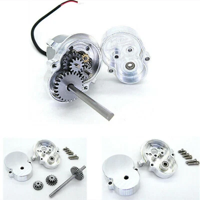 Metal Transmission Gearbox w/Gear Set For WPL D12 RC Truck Car DIY Upgrade Parts - Image 1 of 4
