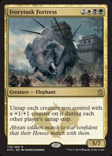 4x Ivorytusk Fortress ~ Near Mint Khans of Tarkir MTG Magic x4 4 UltimateMTG Pla - Image 1 of 1