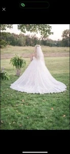 Maggie Sottero designer wedding dress, altered to fit a size 14-18, 38DD.  - Picture 1 of 4