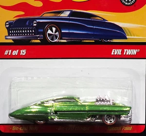 Hot Wheels Evil Twin Classics Car #1 of 15 Series 4 Green Spectraflame - Picture 1 of 3