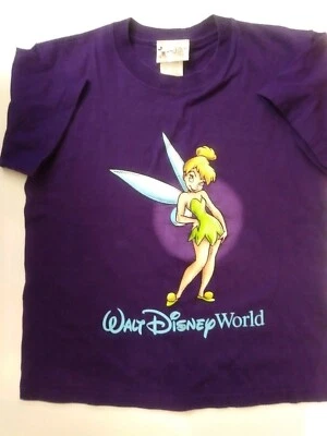 Walt Disney World kids T-Shirt Tinker Bell Fairy Purple Medium Pre-owned - Image 1 of 2