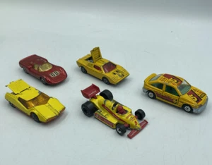 Matchbox No68 Porche 910, Datsun 128x, Lamborghini Countach, F1 Racer, Restposten - Bild 1 von 12