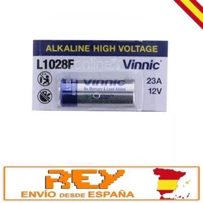 Pila Cilindrica Original VINNIC L1028F 23A (MN21) 12 V. Alcalina Blister b103 - Imagen 1 de 2