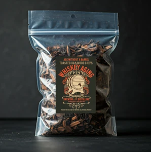 Whiskey Aging - Barrel Aged in a Bottle - Brewing Distilling Wood Barrel Chips - Picture 1 of 8