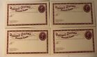 Lot Of 4 Postcards 1873 - 1973 100th Anniversary Of First US Postcard