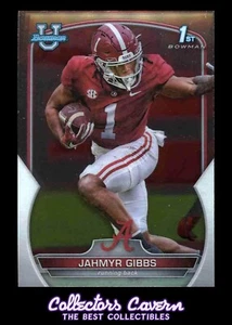 2022 Bowman University Chrome #82 Jahmyr Gibbs - Foto 1 di 2