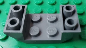 Lego Part 4871 Pendenza Invertita 45 4x2 Doppia con 2x2 Ritaglio Grigio Bluastro Scuro - Foto 1 di 5