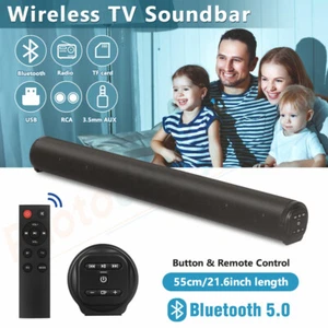 Electric Wireless Bluetooth Speakers Sound Bar Soundbar Home Theater TV Computer - Picture 1 of 12