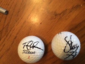 Tom Lehman  awesome PGA great golfer autographed new Titleist golf ball