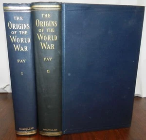 The Origins of the World War by Fay.  2V 1930. WWI - Picture 1 of 17