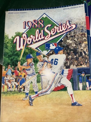 1988 World Series Game 4 Ticket & Official Program - Dodgers Vs Oakland A’s - Image 1 of 4