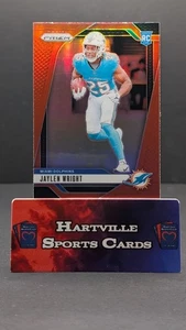 2024 Panini Prizm - Rookies #348 Jaylen Wright (RC) Red SSP Dolphins - Picture 1 of 2