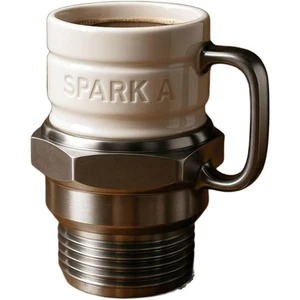 Spark Plug Mug, Engine Spark Plug Design, Novelty Coffee Mug - Picture 1 of 7