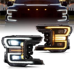 Faros LED VLAND para Ford F150 F-150 2018-2020 luces delanteras con equivalente - Imagen 1 de 15
