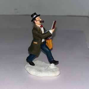 Lemax "The Bookworm"  #22572 Man Walking While Reading A Book Christmas Village - Picture 1 of 1