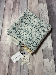 BNWT Nude Atelier Susa Scarf Print In Blue 100% Cotton Scarf H1 - Picture 1 of 6