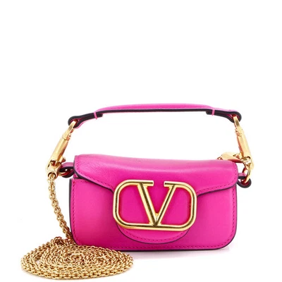 Valentino Garavani VLogo Loco Flap Shoulder Bag Leather Mini - Image 1 of 4