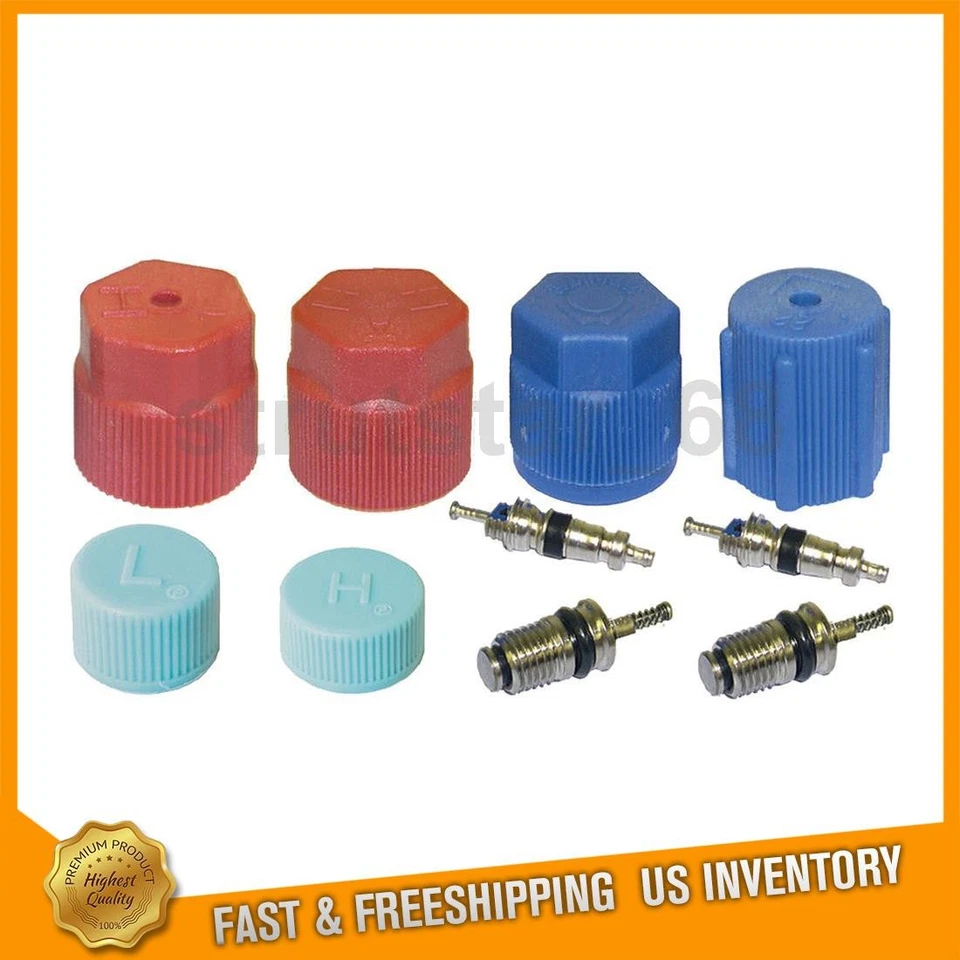 A/C System Valve Core and Cap Kit  Fits Honda Accord 1994-2013 - Image 1 of 1