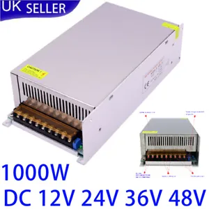 DC 12V/24V/36V/48V 1000W LED Driver Power Supply Transformer Switching driver UK - Picture 1 of 57