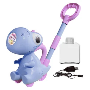 Dinosaur Bubble Machine Automatic Bubble Maker with Led Light for Outdoor Garden - Picture 1 of 10
