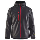 BLAKLADER 4939 US Pro Dark Grey/Red Softshell Jacket (493925179756)