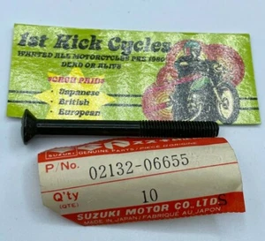 NOS SUZUKI - SCREW 02132-06655 - SUPERSEDED BY 021220665B - Imagen 1 de 1