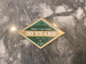 2023 Fenway Park Tours 30 Year Anniversary Small Magnet Boston Red Sox - Picture 1 of 2