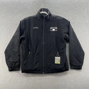 Eddie Bauer Hombre Talla L NUEVO CON ETIQUETAS Negro Softshell Repelente al Agua Polar Forrado Chaqueta - Imagen 1 de 11