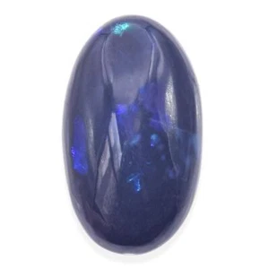 6.44 Ct Cabochon Loose Black Opal - Picture 1 of 5