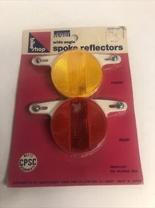 KIT RIFLETTORE RAGGI BICI VINTAGE ANNI 70 - NOS MONTGOMERY WARD SCHWINN - SIGILLATO - Foto 1 di 5