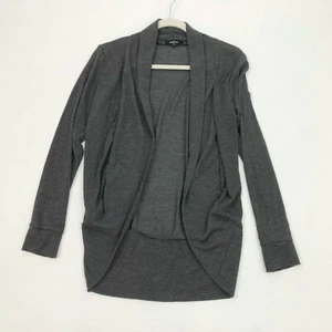 Cárdigan Ambiance Gra Frente Abierto Manga Larga Gris Cocoon Suéter Mantón - Imagen 1 de 5